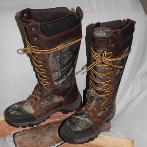 Field & Stream Tall Mens Boots, size 9 1/2, "Snake Boots", Knee High Waterproof